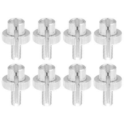Motoforti 8pcs 8mm Brake Clutch Levers Cable Wire Adjuster Screw Bolt M8x1.25 for Motorcycle ATV UTV Bike Silver Tone