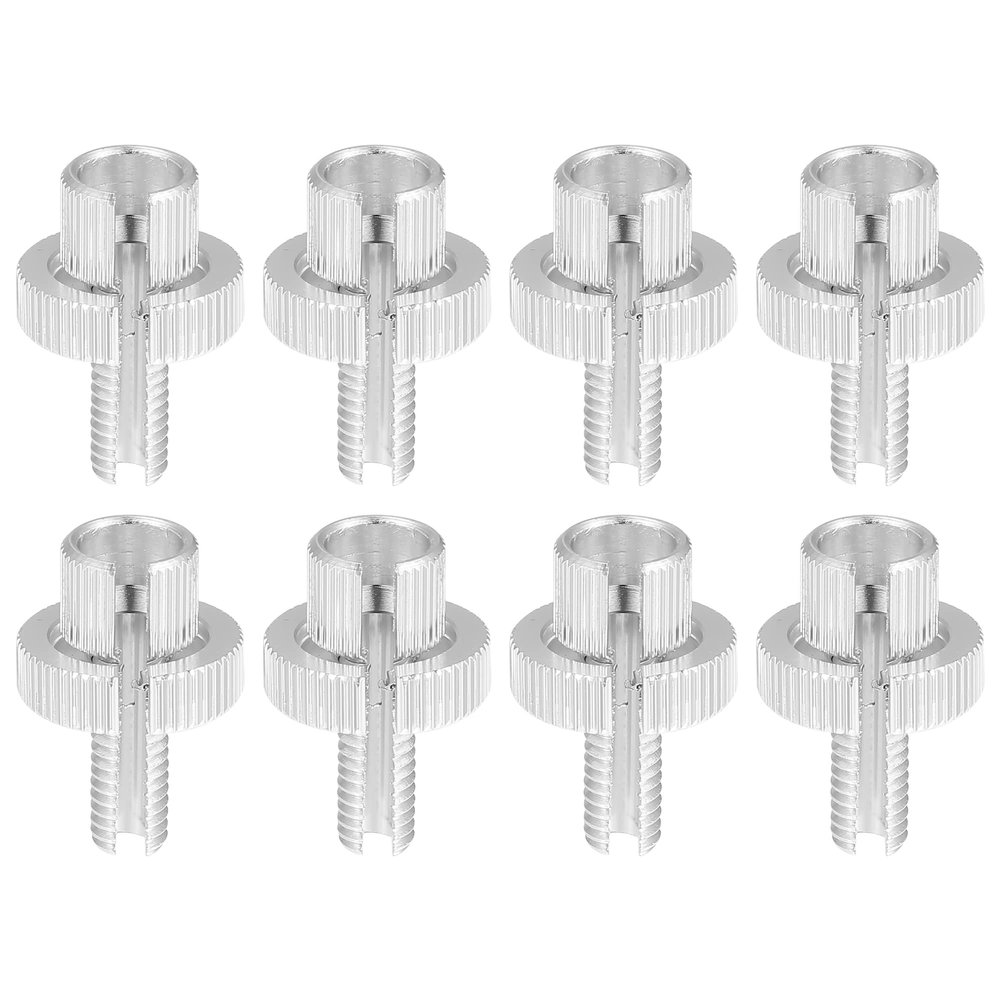 Motoforti 8pcs 8mm Brake Clutch Levers Cable Wire Adjuster Screw Bolt M8x1.25 for Motorcycle ATV UTV Bike Silver Tone