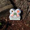 Triclops Skateboard Wheels 51mm Third Eye 99A White view 4