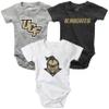 Wes and Willy Baby College Team 3 Pack of Cotton Rompers(Central Florida Knights, 12 Month) view 1