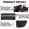 Milltrip Bike Pannier Bag, 25L Double Side Saddle Bag Bike Rear Carrier Bag Waterproof Mountain Road Bike Rack Rear Seat Tail Carrier Trunk Bike Rack Tail Carrier Trunk Bag view 3