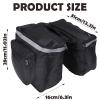 Milltrip Bike Pannier Bag, 25L Double Side Saddle Bag Bike Rear Carrier Bag Waterproof Mountain Road Bike Rack Rear Seat Tail Carrier Trunk Bike Rack Tail Carrier Trunk Bag view 4
