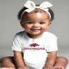 Wes and Willy Baby College Team 3 Pack of Cotton Rompers(Arkansas, 6 Month) view 3