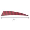 (20 Pack) Arrow Fletchings Feather - 4 inch Turkey Fletches Vanes for Hunting Target Shooting Accessories view 2