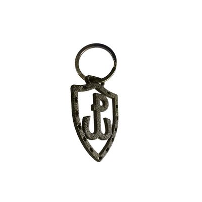 Avisa Stainless Steel Key Chain - 'Kotwica Symbol/Shield' (Golden)