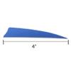 (20 Pack) Arrow Fletchings Feather - 4 inch Turkey Fletches Vanes for Hunting Target Shooting Accessories view 2