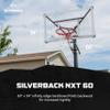 Silverback NXT 60" In-Ground Basketball Hoop with Adjustable-Height Backboard and QuickPlay Design view 2