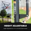Silverback NXT 60" In-Ground Basketball Hoop with Adjustable-Height Backboard and QuickPlay Design view 3