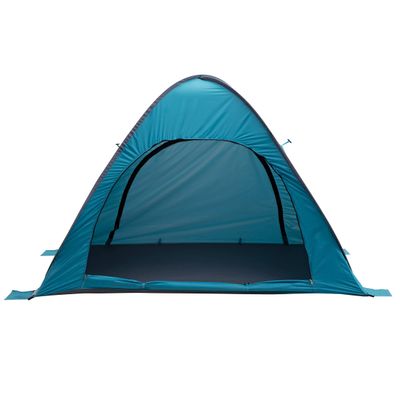 Beach Tent Sun Shelter - UPF50+ UV Protection Portable Sun Canopy for Beach Cabana - 2 Person Pop Up Beach Tent - Beach Essentials by Wakeman (Blue)