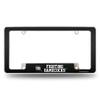 Rico Industries NCAA South Carolina Gamecocks Carbon Fiber 12" x 6" Chrome All Over Automotive License Plate Frame for Car/Truck/SUV view 1