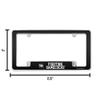 Rico Industries NCAA South Carolina Gamecocks Carbon Fiber 12" x 6" Chrome All Over Automotive License Plate Frame for Car/Truck/SUV view 3