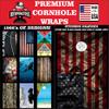 Beerpongtoss Cornhole Board Wraps, 30+ Designs Cornhole Decals and Wraps for Boards (Set of 2), Bean Bag toss Wrap Stickers (Cloth Flag) view 4