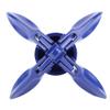Folding Grapnel Boat Anchor Spike Hook for Shallow Water Qiilu Foldable Anchor Grapnels Docking Hardware for Marine Yacht Kayak Canoes view 3