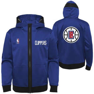Outerstuff NBA Boys Youth Pull Overtlight Lightweight Hooded Full Zip Jacket, Los Angeles Clippers, Medium (10-12)
