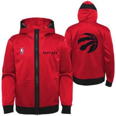 Outerstuff NBA Boys Youth Pull Overtlight Lightweight Hooded Full Zip Jacket, Toronto Raptors, Small (8)