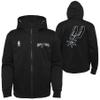 Outerstuff NBA Boys Youth Pull Overtlight Lightweight Hooded Full Zip Jacket, San Antonio Spurs, Medium (10-12) view 1