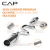 CAP Barbell Solid Olympic Super Curl Bar, Bronze Bushings, Chrome, 48 inches view 4