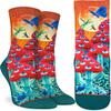 Good Luck Sock Women's Magic Mushrooms Socks, Adult, Shoe Size 5-9 view 3
