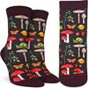 Good Luck Sock Women's Mushrooms, Snails and Bugs Socks, Adult, Shoe Size 5-9 view 3