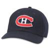 AMERICAN NEEDLE Archive Legend Officially Licensed NHL Montreal Canadiens Adjustable Buckle Strap Baseball Hat (21005A-MOC-NAVY) view 1