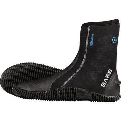 Bare 5mm unisex-adult S-Flex Boots, Black, 9