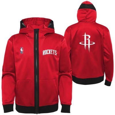 Outerstuff NBA Boys Youth Pull Overtlight Lightweight Hooded Full Zip Jacket, Houston Rockets, X-Large (20)