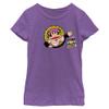 Fifth Sun girls Paul Frank Julius Hat Short Sleeve Tee T Shirt, Purple Berry, X-Small US view 1