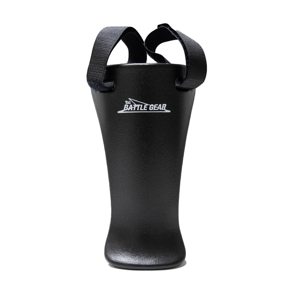 TAG Catchers and Umpire Throat Protector (Black), Extra Thick, Secure Hook and Loop Fasteners, 6 inches Long
