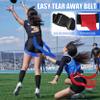 Hilhook Flag Football Belts, 10 Player Adjustable Flag Football Set with 30 Flags for Youth and Adults Training Equipment view 2