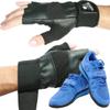 Nordic Lifting Gym Gloves Medium - Black Bundle with Shoes Megin Size 9 - Blue view 1