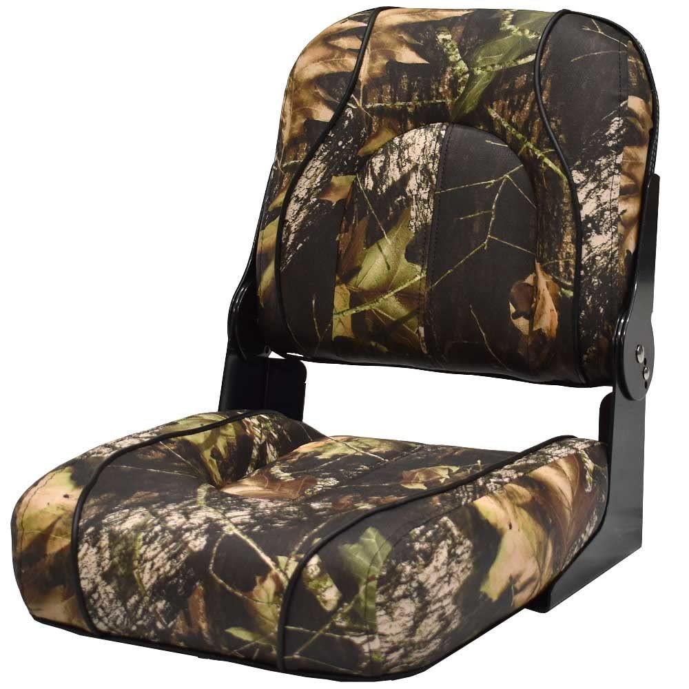 Crestliner Boat Center Folding Seat 2157530 | Breakup Camouflage