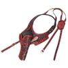 HILASON Western Leather Shoulder Rig Gun Holster 44/45 Caliber Mahogany | Costume Cowboy Belt view 1