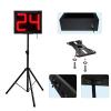 GAN XIN 2 Units Basketball Timer Shot Clock & Controller,14/24 Seconds Countdown Clock,Portable Shot Clock with Buzzer, Support Tripod Installation (Tripod (1unit)) view 3