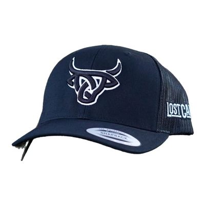Lost Calf Black White 3D Stitch Logo