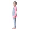 IKADEX Girls Rash Guard Long Sleeve Swimwear Full Body Burkini Muslim Swimsuit Kids Bathing Suit Beachwear Pink 3-4 Years view 2