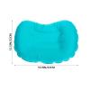 INOOMP Portable Inflatable Camping Pillow Ergonomic Cushion for Outdoor Use Lightweight TPU Neck Support for Camping Backpacking and Travel view 2