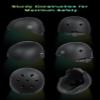 XJD Kids Bike Helmet,Multi-Sport Protective Gear Set for 3-5-8-14 Years Boys Girls with Knee and Elbow Pads Wrist Guards fit Roller Skates,Cycling,Skateboarding,Skating Scooter (Black, Small) view 2