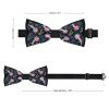 BAIKUTOUAN Axolotl & Sea Animal Printed Pre Ties Bow Tie Men's Bowtie Funny Adjustable view 2