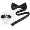 BAIKUTOUAN Axolotl & Sea Animal Printed Pre Ties Bow Tie Men's Bowtie Funny Adjustable view 3