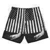 Aflyko 4th of July Boys' Board Shorts Stars Stripes Hockey Stick Toddler Swim Trunk Girls Beach Swimwear view 2