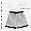 Aflyko 4th of July Boys' Board Shorts Stars Stripes Hockey Stick Toddler Swim Trunk Girls Beach Swimwear view 3