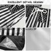 Aflyko 4th of July Boys' Board Shorts Stars Stripes Hockey Stick Toddler Swim Trunk Girls Beach Swimwear view 4