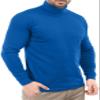 Utopia Wear Turtleneck Men Slim Fit UPF 50+ Lightweight Pullover Sweater Long Sleeves Top, XX-Large, Royal Blue view 2