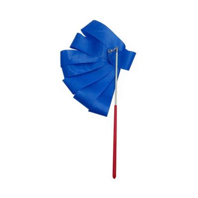 ZZSRJ 2M/4M Colorful Rhythmic Gymnastics Ribbon Dance Ribbon Ballet Gymnastics Rhythm Training Stick Spinning Streamer (Color : 2m Blue)