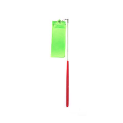 ZZSRJ 1 Pack 2M Rhythmic Gymnastics Ballet Streamer Spinner Sticks for Gym Training Colorful Fitness Ribbons Dance Ribbons (Color : Green)