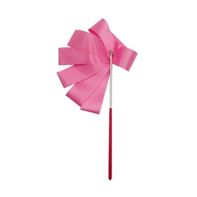 ZZSRJ 2M/4M Colorful Rhythmic Gymnastics Ribbon Dance Ribbon Ballet Gymnastics Rhythm Training Stick Spinning Streamer (Color : 2m Pink)