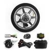 14 Inch 350W Brushless Geared Hub Motor Mag Wheel With Tire PAS Accelerator For Front Drive Scooter Small Bike Bicycle With tire(36V Handle throttle kit)
