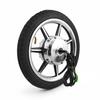 14 Inch 350W Brushless Geared Hub Motor Mag Wheel With Tire PAS Accelerator For Front Drive Scooter Small Bike Bicycle With tire(36V Handle throttle kit) view 3