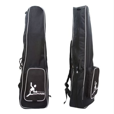 LEONARK 55.11in Hema Fencing Long Sword Feder Zweihander Storage Bag - Portable Padded Backpack for Fencing Equipment (Black)