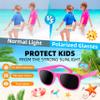 OCTERIC 16 Pcs Kids Sunglasses Bulk, Party Favors for Boys and Girls Age 3-8, Neon Sunglasses with UV400 Protection for Summer Beach Pool Party Birthday Graduation Classroom Prize Goody Bag Stuffers view 3